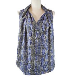 Harve Benard Women's Blue Tank Top Size Medium